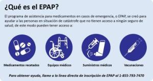 Emergency Prescription Assistance Program and Medical Equipment in a Disaster Area - Spanish